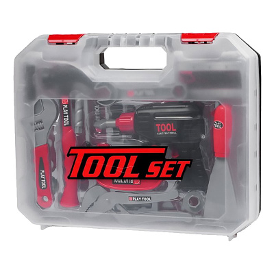 Набор инструментов игровой на батарейках T1801A 4